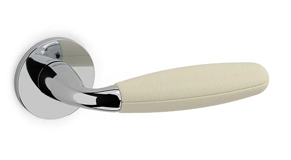 Olivari Club — CV SC01 - Chrome polished/Leather Ivory